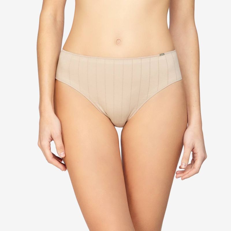 Braguita Midi Avet 32195 en color beige.