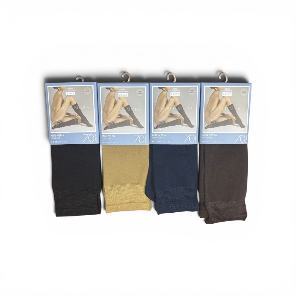 Pack medias térmicas mujer 4 colores colores invierno